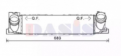 AKS DASIS 057028n -  Интеркулер